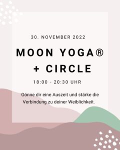 Moon Yoga Special mit Frauenkreis